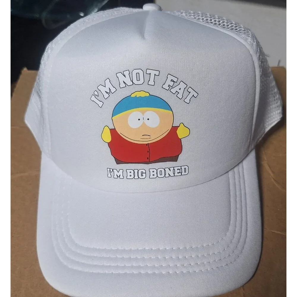 Adjustable Trucker Baseball Hat Cap Cartman‎ Im Not Fat Im Big Boned Southpark